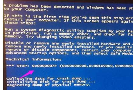 0x0000007f蓝屏代码原因及解决方法